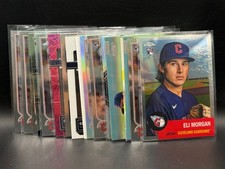 ELI MORGAN (CLEVELAND GUARDIANS) - Refractors, Inserts, #d, Prizm - 19 RC LOT