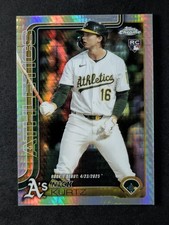 2025 Topps Chrome Update NICK KURTZ Rookie RC Prism Refractor Athletics #USC180