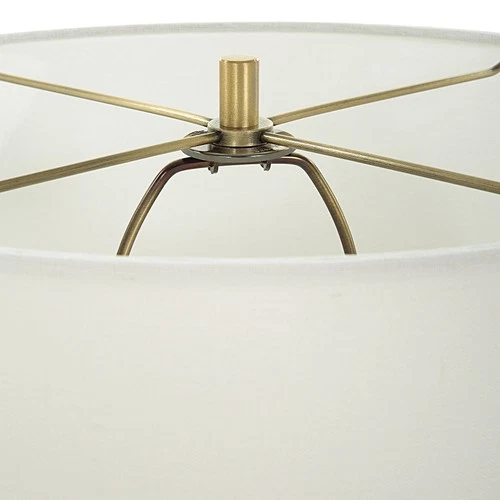 Uttermost Crystal Column Table Lamp - 28"H, Shade 10"H x 15"Dia - Picture 6 of 6