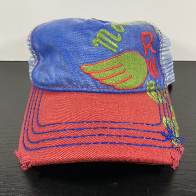 True Religion Winged Trucker Hat True Religion Men Trucker Hat green xxx Distressed Vintage  main image 4