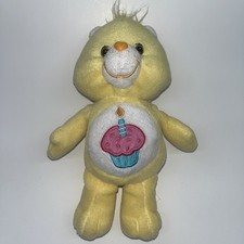 Vintage Care Bears Birthday Bear 8" Stuffed Plush Animal 2003