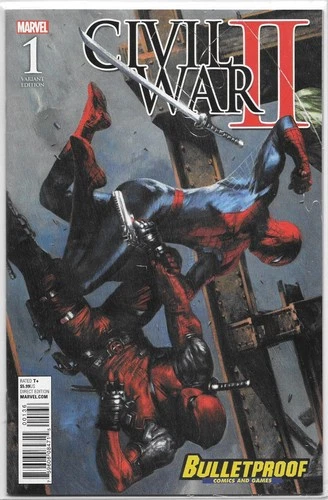 CIVIL WAR II 1 DELL OTTO BULLETPROOF CONNECTING VARIANT NM AMAZING SPIDER-MAN