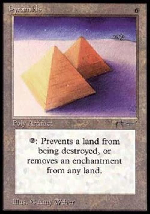 MTG English Pyramids Light Play Normal Arabian Nights