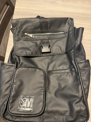 Steve Madden Black Travel/ Laptop Backpack Spacious Pockets Adjustable