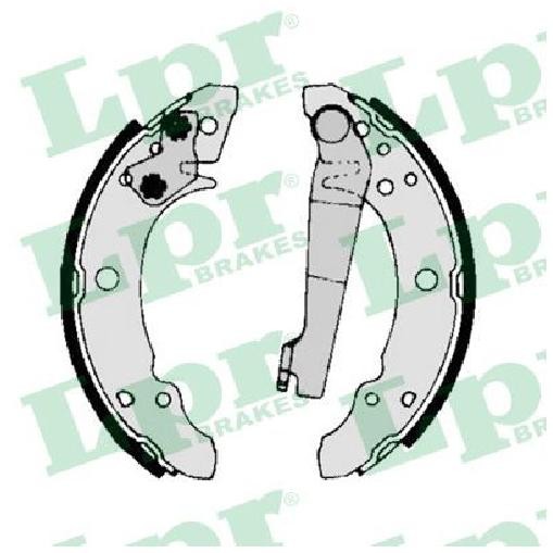 Bremsbackensatz Hinten FüR Seat Arosa 6H 1.0 1.4 1.7 97 Bis 04 LPR YS Original-image
