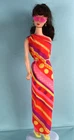 Barbie Vintage Asymmetrical One-Shoulder Mod Dress #1351 & Shoes Mattel 1979