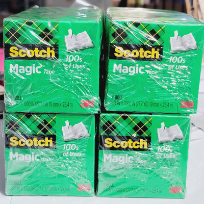 Scotch 810K6 Magic Tape Boxed 6 Rolls