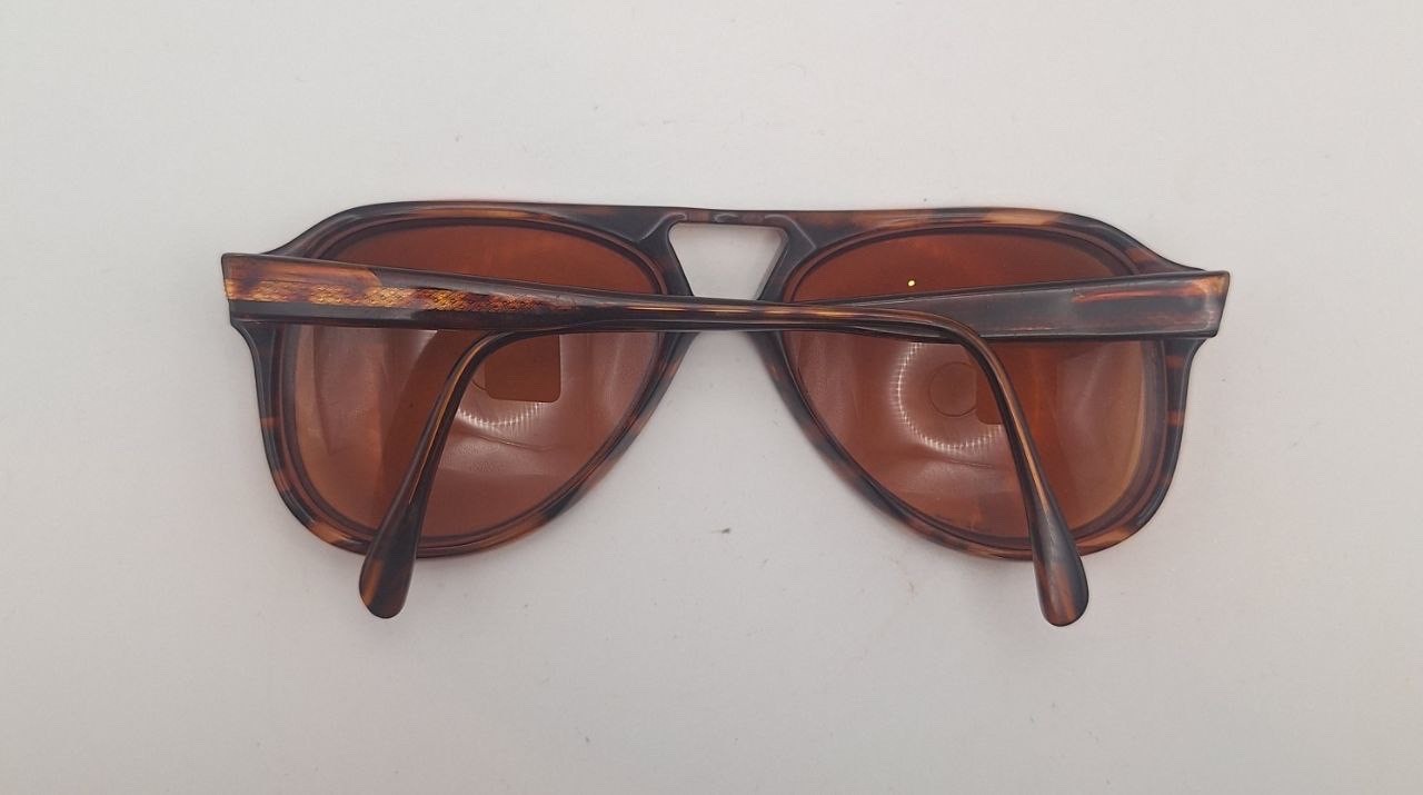 Vintage Adonis Tortoise Translucent Pilot Sunglas… - image 4