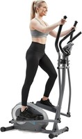  Smart Upright Cross Trainer Cardio Elliptical Machine with SunnyFit App