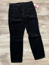 Juicy Couture California Skinny Corduroy Pants Black Stretchy Women  s Sz 16