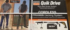 Simpson Strong-Tie Quick Drive Cordless PRO300SG2 Decking System w/ DEWALT Tool