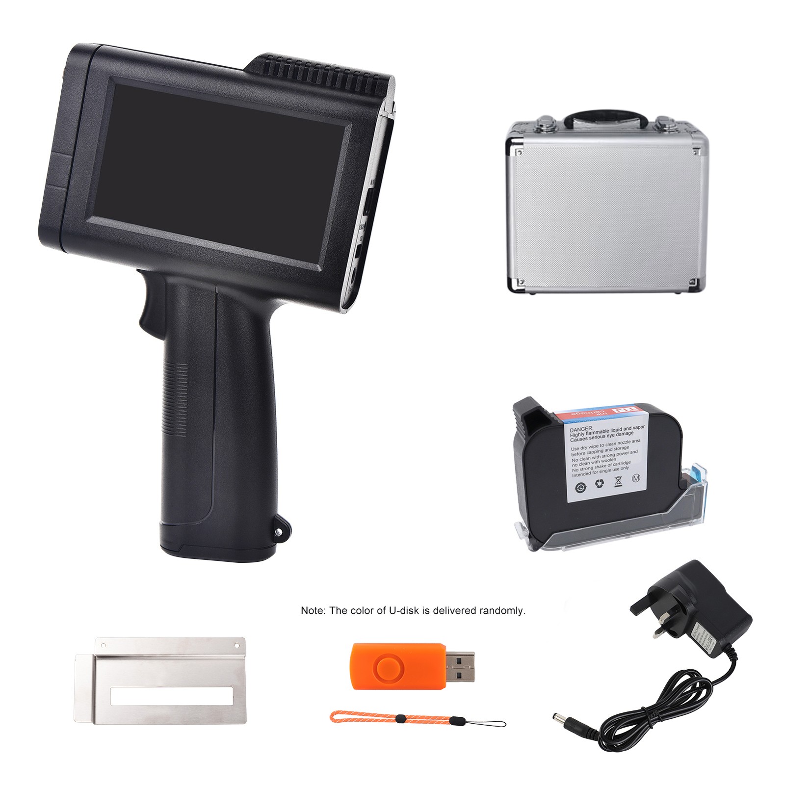 Handheld Inkjet Printer 600DPI HD Portable Intelligent Barcode Printer