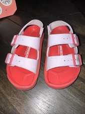 Girls Pink/ Purple Birkenstocks Size 29 / 11-11.5 US 8