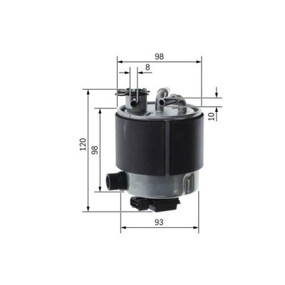 Kraftstofffilter Bosch F026402126 für Nissan