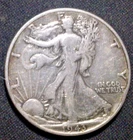 Random Date Walking Liberty Half Dollar, full date, .900 silver fine