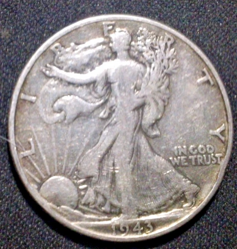 Random Date Walking Liberty Half Dollar, full date, .900 silver fine