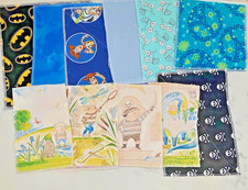 17 Assorted Cloth Wipes Baby Wipes 2 Ply Reusable Cloths Cleaning Cloths