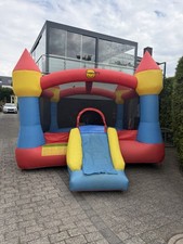 H&uuml;pfburg Happy Hop Schloss Gro&szlig; 5x5m Bounce Castle