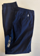 Polo Ralph Lauren Navy Blue Zip Pocket Jogger Pants Boys Size XL 18-20