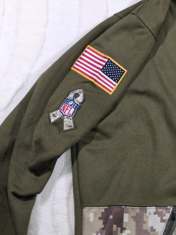 Washington Commanders Nike On-Field Therma-Fit Salute To Service Hoodie XL - Image 4 of 4