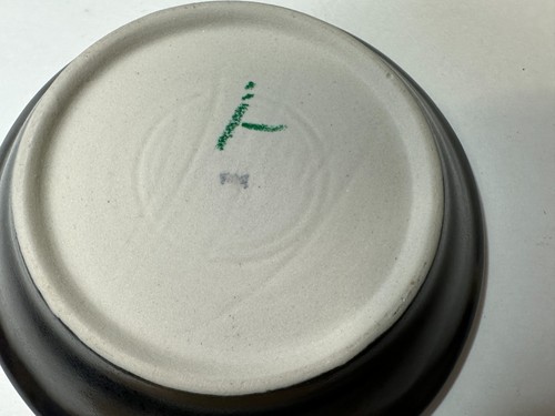 Bill Campbell Pottery Blue Crystalline Glaze Trinket Ring Dish 4.75" Signed - Picture 6 of 6