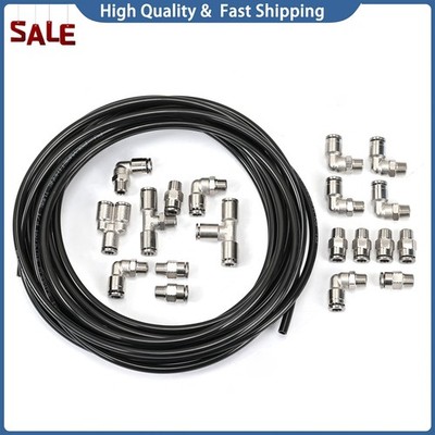 For Turbo Supercharger Vacuum Boost Line Quick Connect Boost Air Fitting Kit