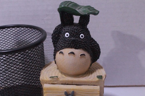 My Neighbor Totoro Resin Pen/Pencil Holder Set Figure Studio Ghibli - Picture 3 of 12