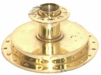 Halbe Breite Vorderachse Radnabe Trommel Gold Finish FüR Royal Enfield 350 500Cc