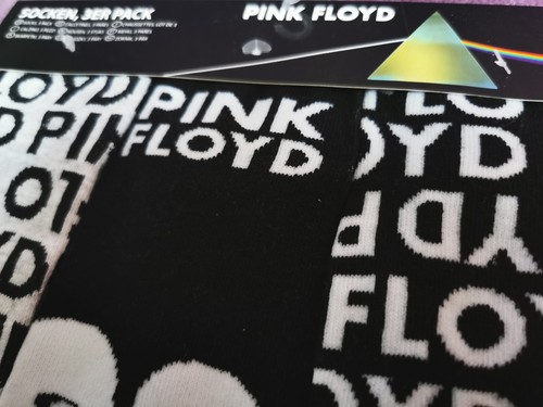 Pink Floyd Socken 3 Paar Strümpfe kurz 43-46 Dark Side of the Moon Geschenk Tip - 第 2/8 張圖片