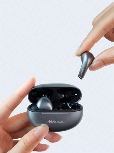 LENOVO Noise Cancelling Half-Ear Low Latency HIFI Stereo Sound Gaming Wireless - Picture 2 of 4
