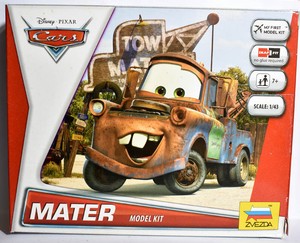1:43 Zvezda Plastic Snap Kit Disney Pixar Lightning Mcqueen Car Kit