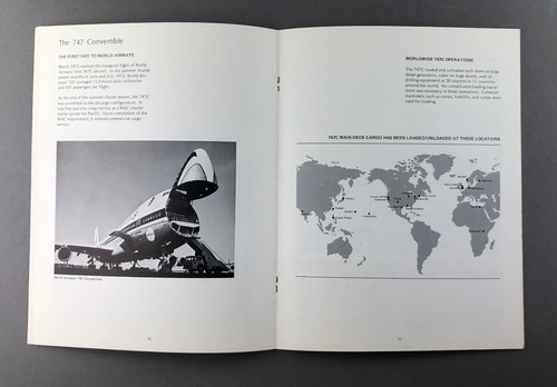 BOEING 747 CARGO AIRCRAFT MANUFACTURERS SALES BROCHURE 1974 - Picture 6 of 8
