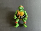 Playmates Vintage 1988 TMNT Action Figure Raphael *Soft Head* w/ 1 SAI Only