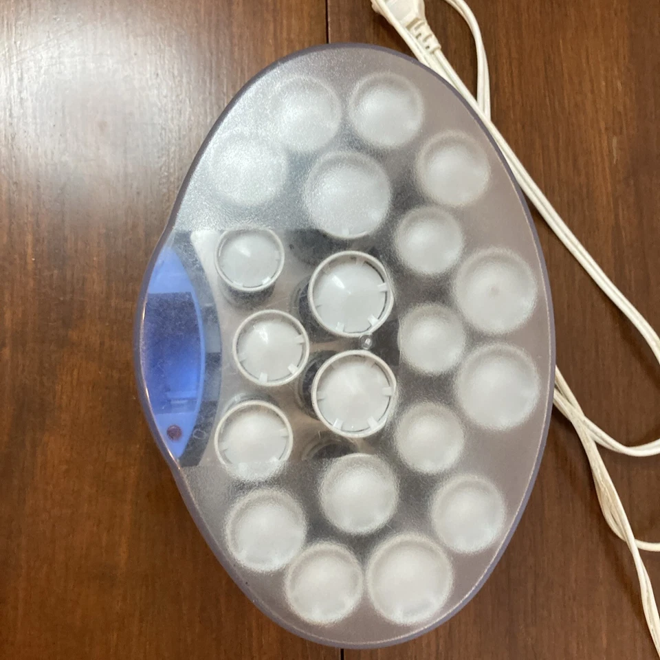 Remington Care Setter KF 201 **Sin clips** icónicos rodillos calientes de terciopelo azul probados Foto 2 de 4