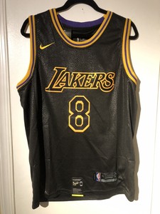 KOBE BRYANT LA LAKERS BLACK MAMBA SNAKESKIN #8 JERSEY SIZE M | eBay