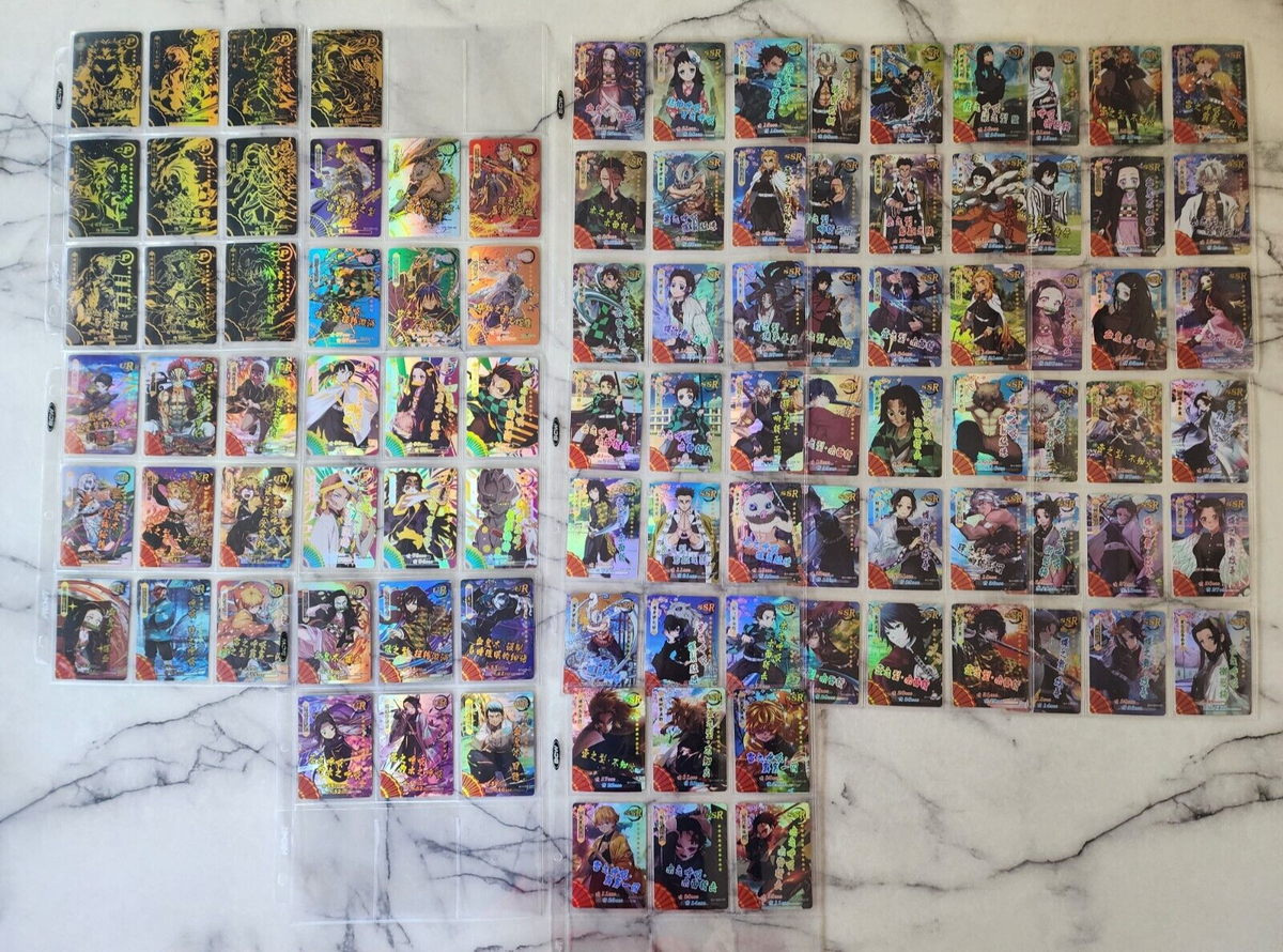 Demon Slayer DZ Trading Card Complete Master set of 97 cards! TCG