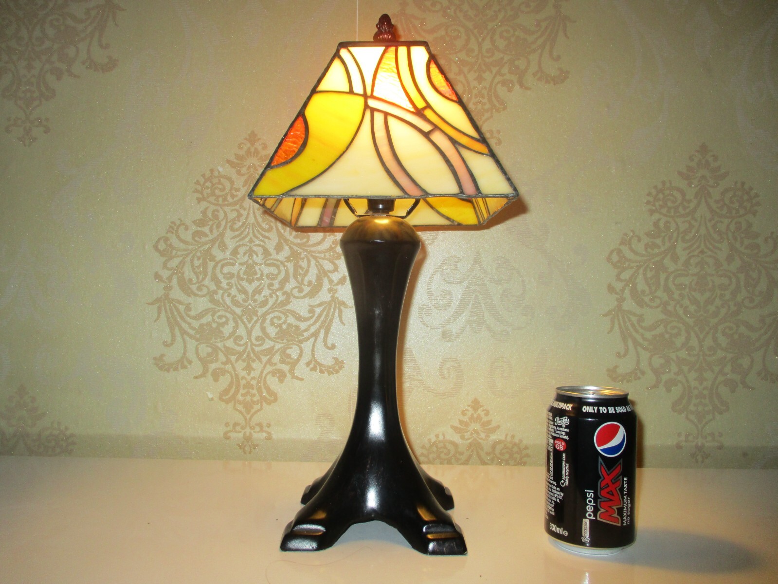 VINTAGE STAINED GLASS TIFFANY TABLE LAMP eBay