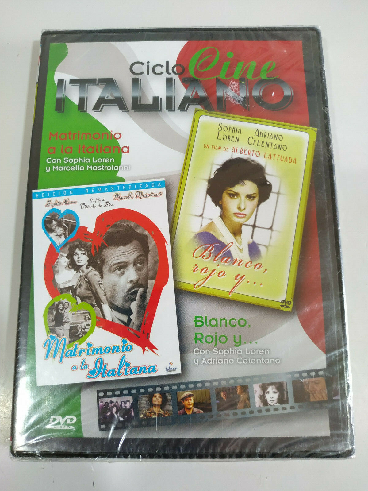 Marriage Italian Style Sophia Loren Celentano - DVD Region 2 Spanish New 3T
