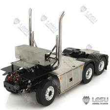 Lesu 6*6 1/14 For Tamiya Tractor Truck Metal Chassis W/side Lights Motor Servo