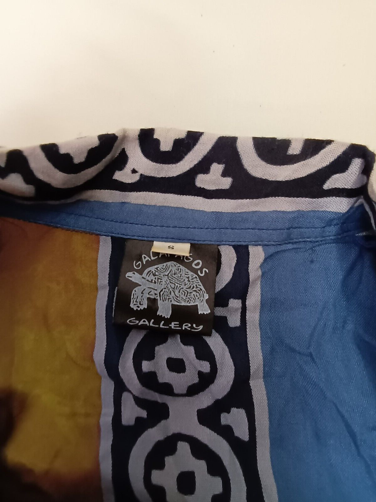 Galapagos Gallery Turtle Fish Patchwork Maxi Shif… - image 3