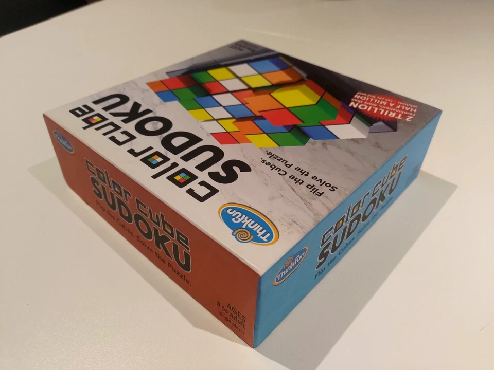 Color Cube Sudoku Board Game - Thinkfun - Like New - Image 2 of 4
