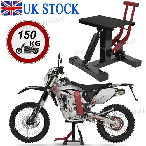 Motorbike Motorcycle Lift Table Bench Workshop Hydraulic Lift Jack Stand Paddock
