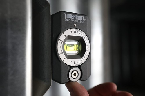 ToughBuilt Heavy Duty Die Cast Pocket Level 360-Degree with Earth Magnets NEW - Picture 8 of 11