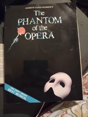 Andrew Lloyd Webber Phantom of the Opera sheet music book