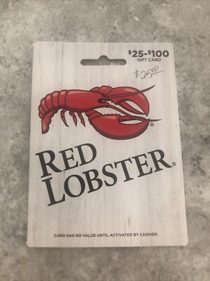 Red Lobster Gift Card - $25.00 Value | eBay