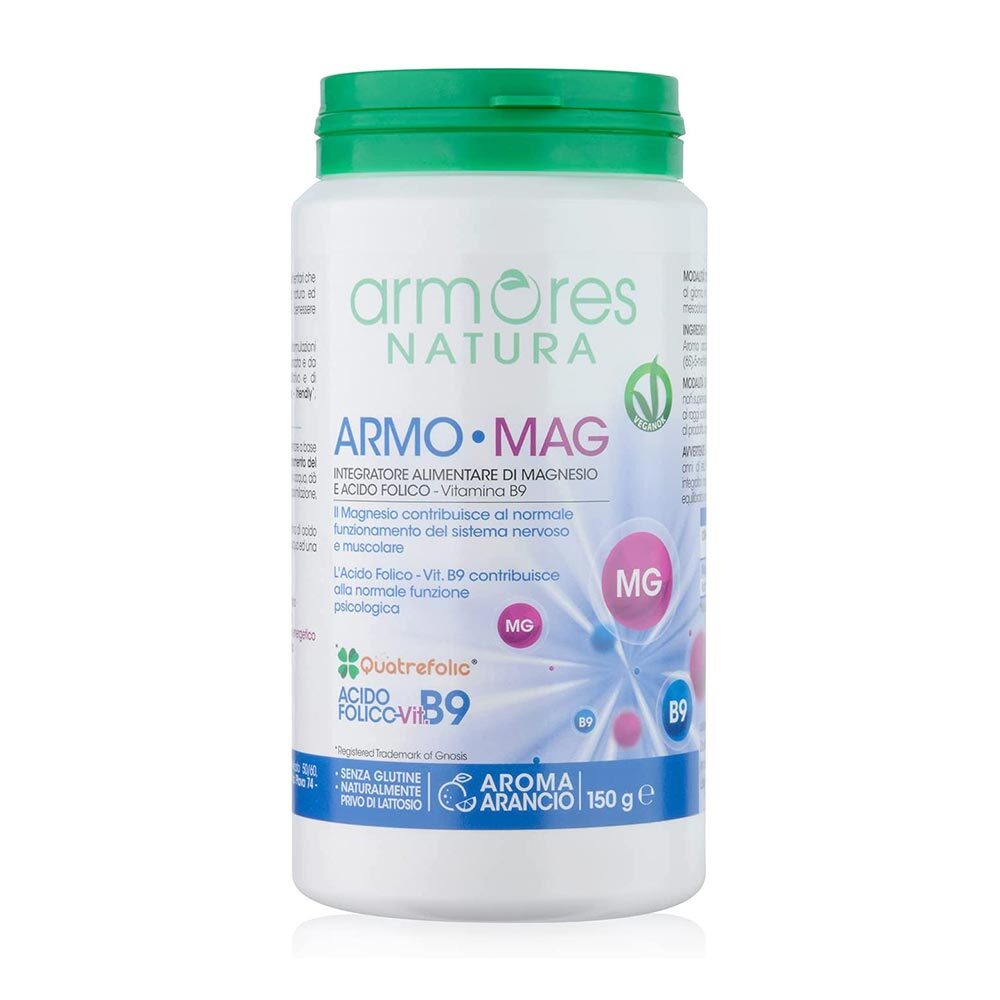 Armores Natura Armo Mag Integratore Alimentare di Magnesio, 150g