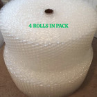 1/2" x 12" Wide Large Bubble Cushioning Wrap Roll Perforated 400/500 ft Total