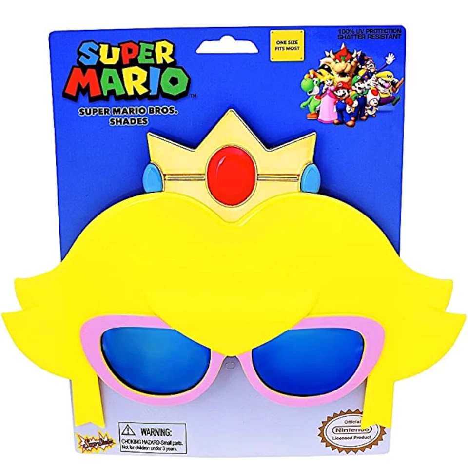 Nintendo Super Mario Bros Sunglasses Sun-Staches of the Character Princess Peach - Image 2 of 3