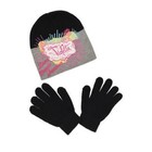 Mädchen HO4083 Disney Violetta 2-teiliges Set Winter Beanie Mütze & Handschuhe