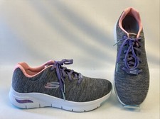 New Skechers 149165 Gray Air Cooled Memory Foam Lace Up Sneaker NWOB Size 10